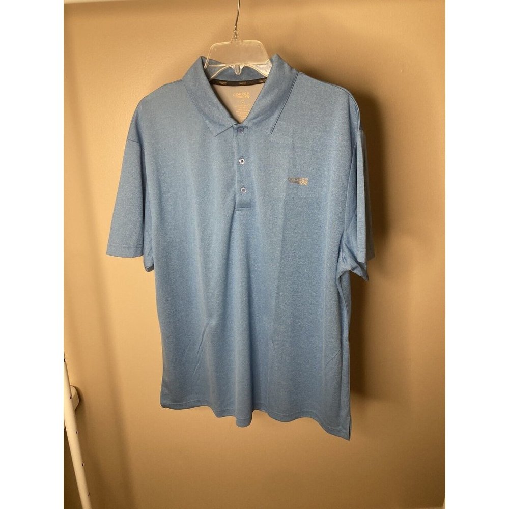 Copper Fit Polo Shirt Blue Size XL